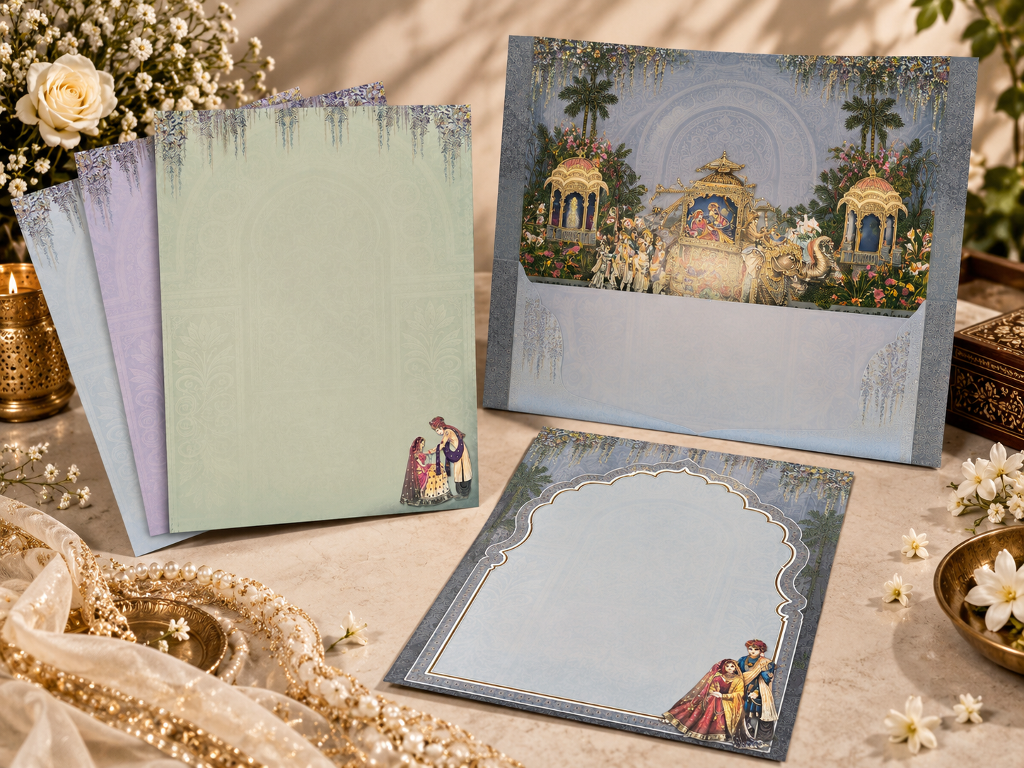 Salonia Weds Priya Wedding Card